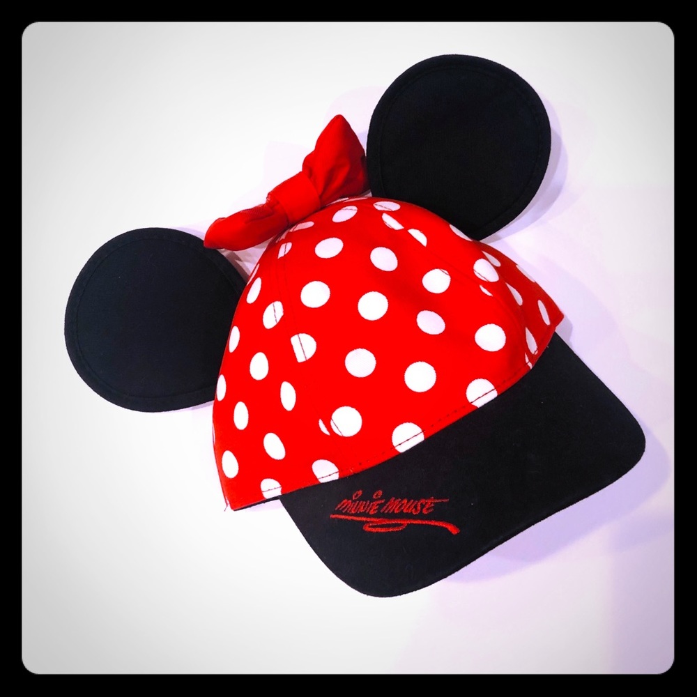☘️🍀Official Disney Parks Minnie Mouse Ears Cap